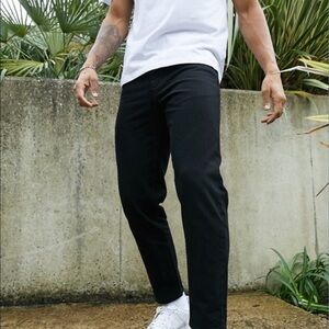 ASOS DESIGN classic rigid jeans in black